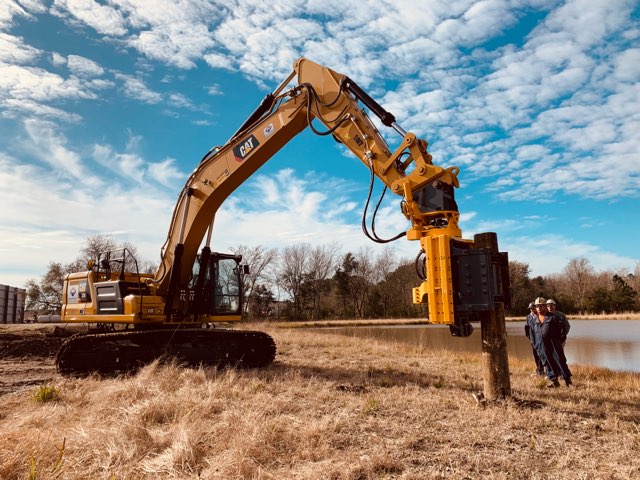 Mason Construction at work with HMC equipment