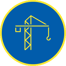 An icon of a crane.